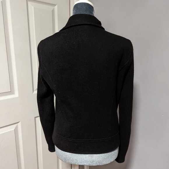 Banana Republc Factory Wool Blend Moto Bike Jacket/Coat - Picture 5 of 14